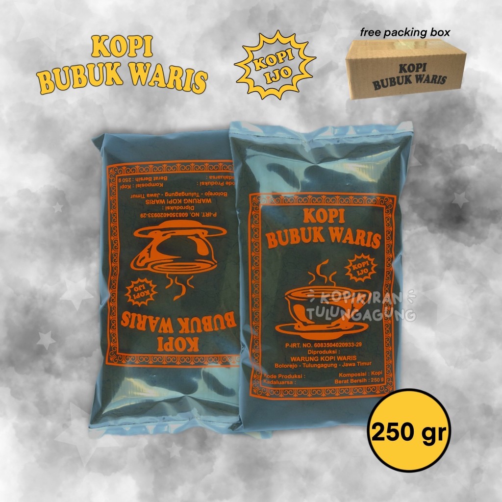 

llyback - kopi ijo waris tulungagung 250 gr - kopi cethe
