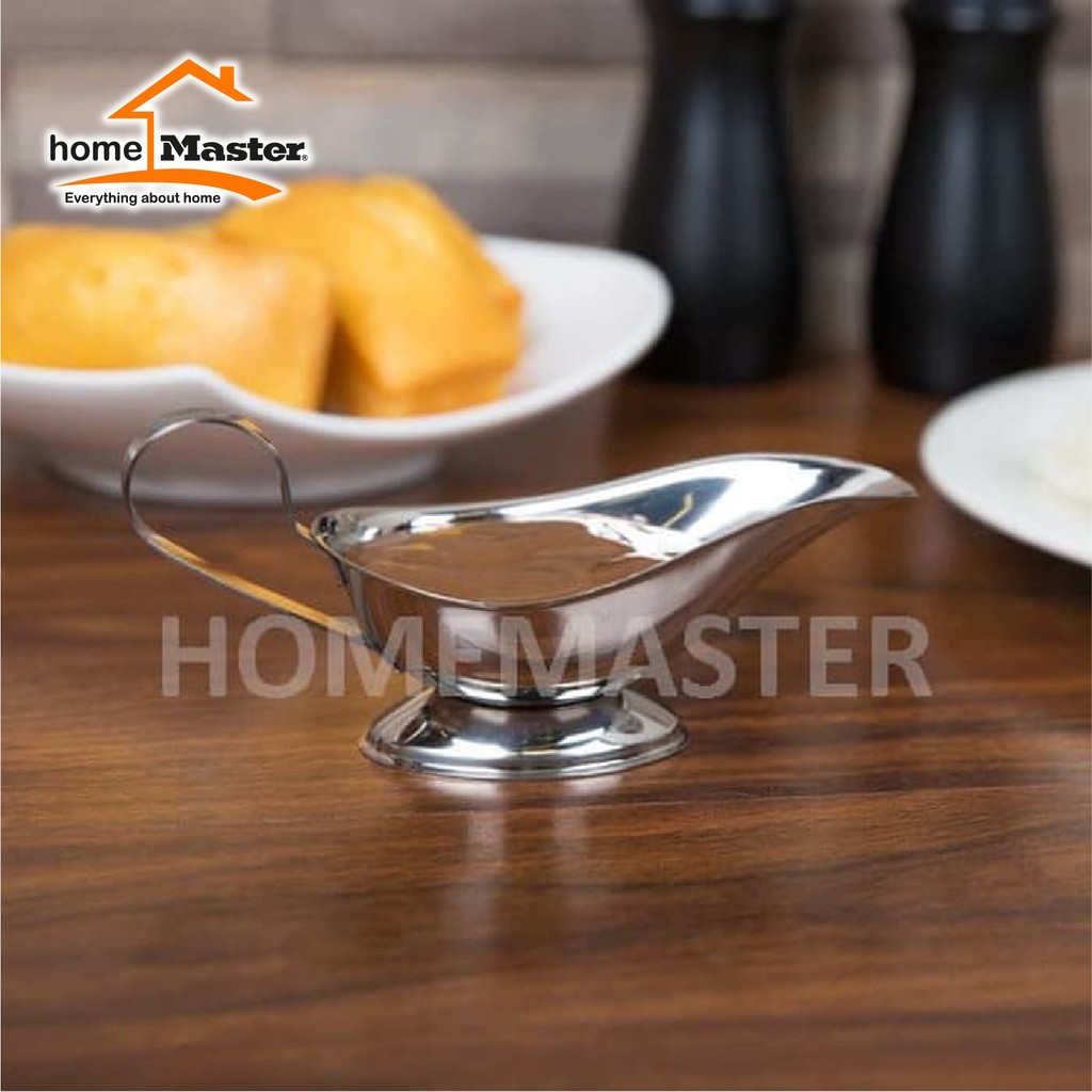 

HomeMaster Sauce/Saus/Gravy Boat Steak Stainless Ekonomis 0.4 mm 3 Oz / 90 ml - ZCE3