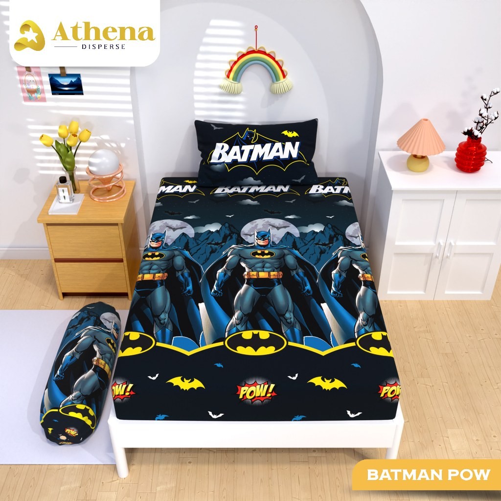 Athena Disperse Sprei Uk 90 / 120 x 200 - T 20 / Sprei Motif Bunga / Abstrak / Karakter / Bola