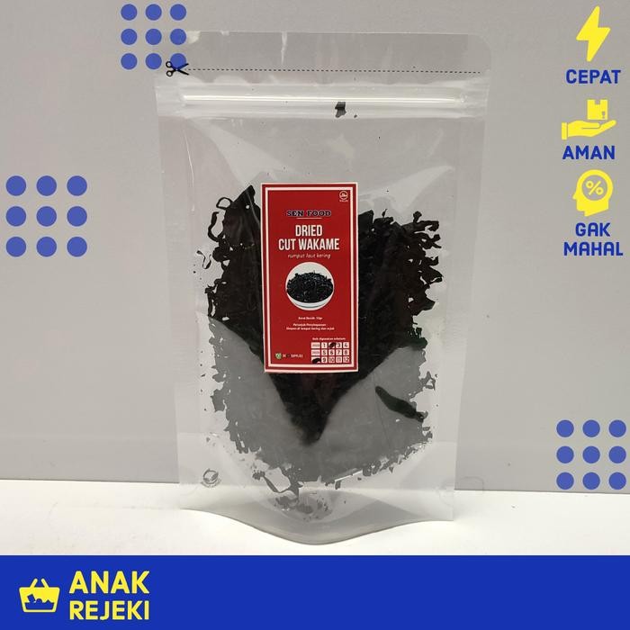 

Promo Terbatas Cut Wakame 50Gr - Dried Seaweed Rumput Laut Kering Miso Udon Ramen Aman
