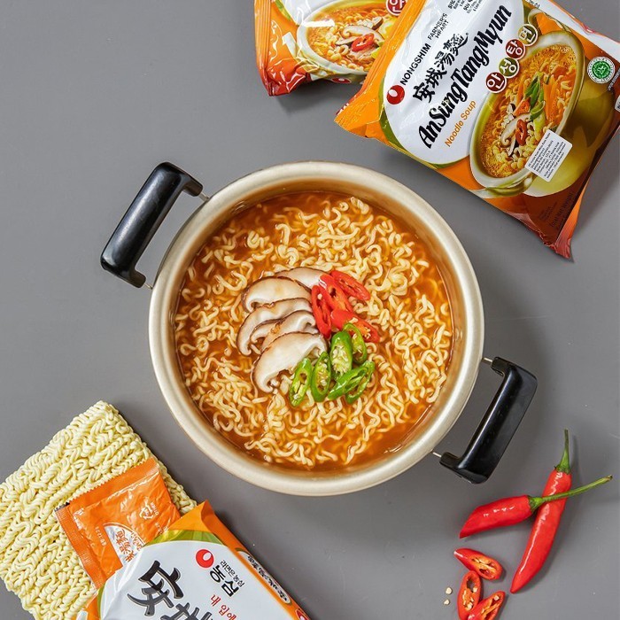 

Sale Terbatas Nongshim Ansungtangmyun 125G/Mie Instan Korea Asli/Original 100% Aman