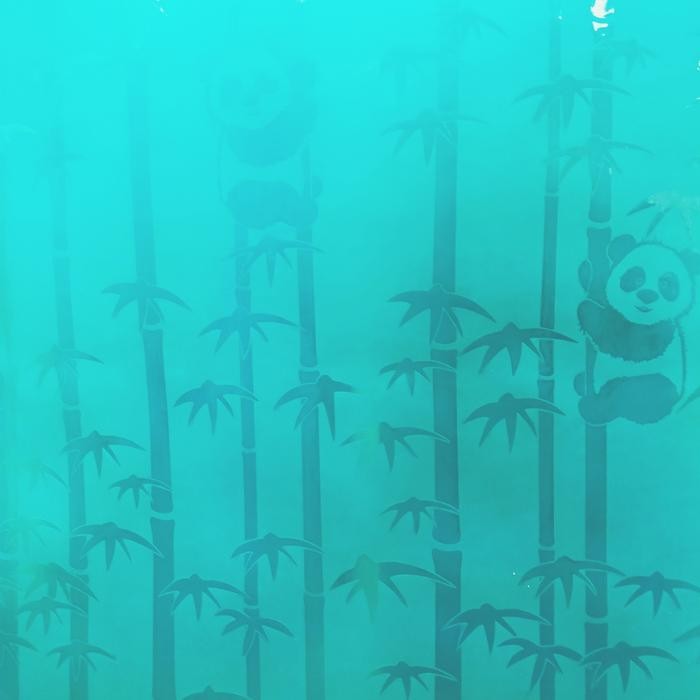 JTTOP" FIBER PAGAR PLASTIK PENUTUP PAGAR MOTIF BAMBU LITE