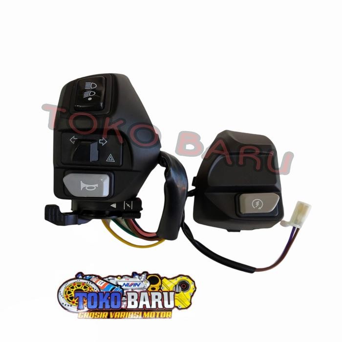 ASLI saklar set kiri kanan domino plus hazard mio j mio sporty mio m3 mio s