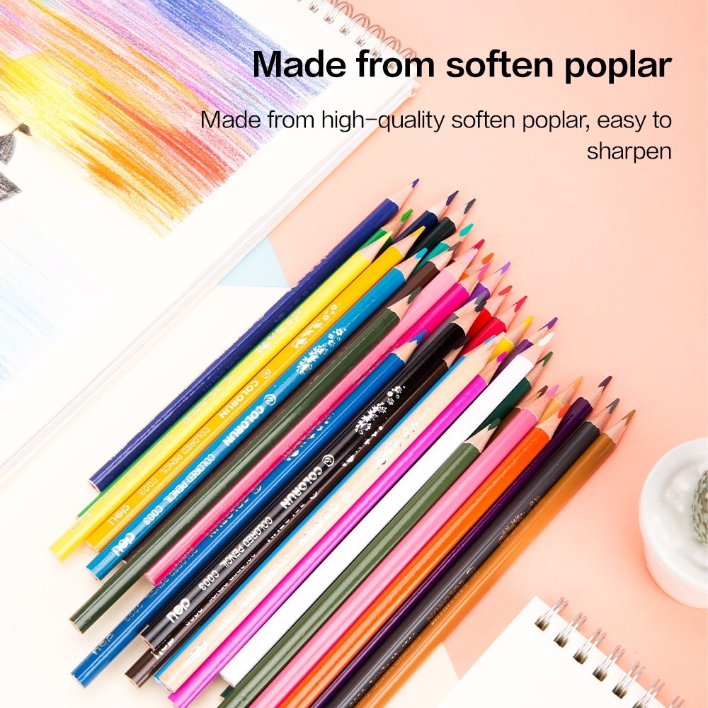 

DELI COLORING PENCIL / PENSIL WARNA 12/24/36 WARNA TRIANGULAR GRATIS RAUTAN EC003X7