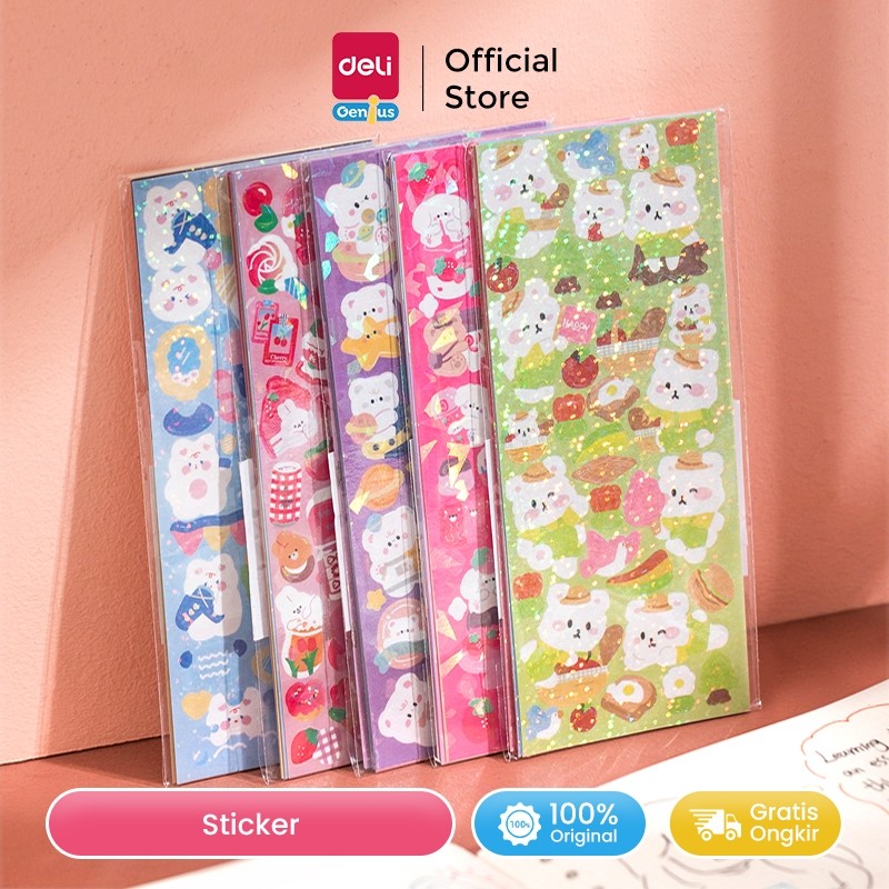 

DELI STIKER MOMO BUKU JURNAL STICKER HOLOGRAM KOREA 10 LEMBAR ALAT TULIS PERLENGKAPAN SEKOLAH VS430X