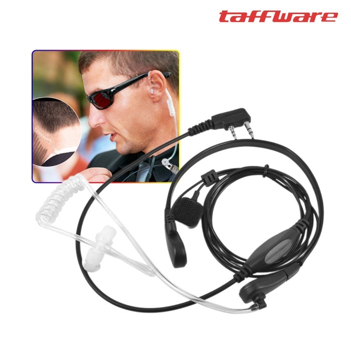 langsung order saja] Headset HT FBI Taffware Tube Spiral untuk Baofeng UV-5R UV-B5 UV-B6