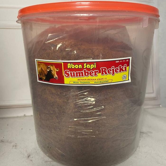 

JTTOP" ABON SAPI SUMBER REJEKI ASLI BOYOLALI 1 KG - REMPAH PILIHAN MAKANAN FOOD SNACKS BAYI SPICY