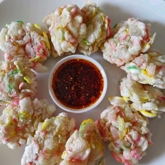 

JTTOP" CEMILAN MAKANAN KERUPUK CIPUK ISI 15 PCS DENGAN RASA PEDAS - FOOD, SNACK CHILI OIL TAPIOKA