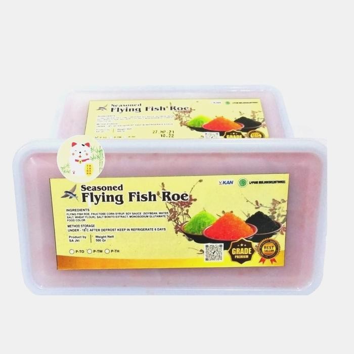

JTTOP" TOBIKO TELUR IKAN TERBANG CAVIAR SUSHI 500GR