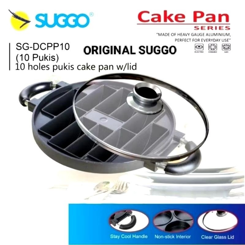Cetakan Kue Pukis Suggo 10 Lubang / Cake Pan Pukis 10 Lubang Suggo / Cetakan Pukis Suggo 10 Lubang