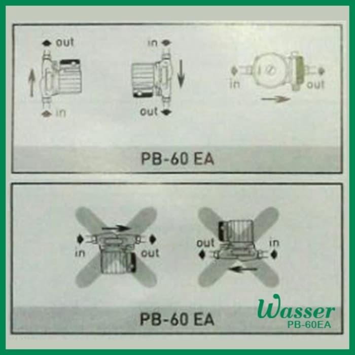 Terpopuler Pompa Booster Silent Pendorong Wasser Pb 60 Ea/Pb60Ea/Pb 60Ea