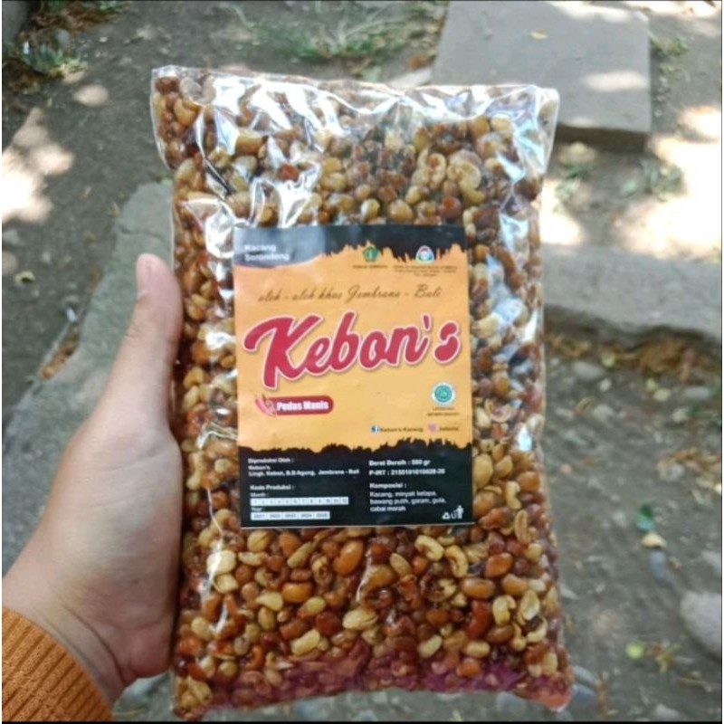 

Restokobar Kacang Kebon'S Pedas Manis Jumbo Ii Kacang Serondeng Ii Oleh-Oleh Khas Jembrana Bali