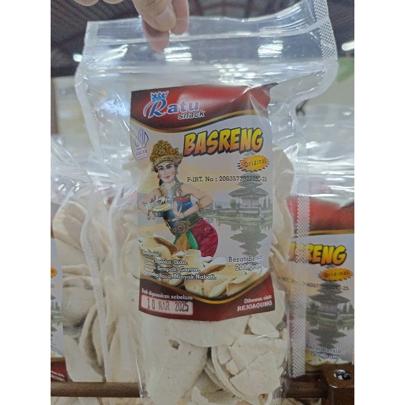 

Restokobar Basreng Ratu 200Gr Rasa Ginal Oleh Oleh Asli Khas Bali + Bubble Wrap