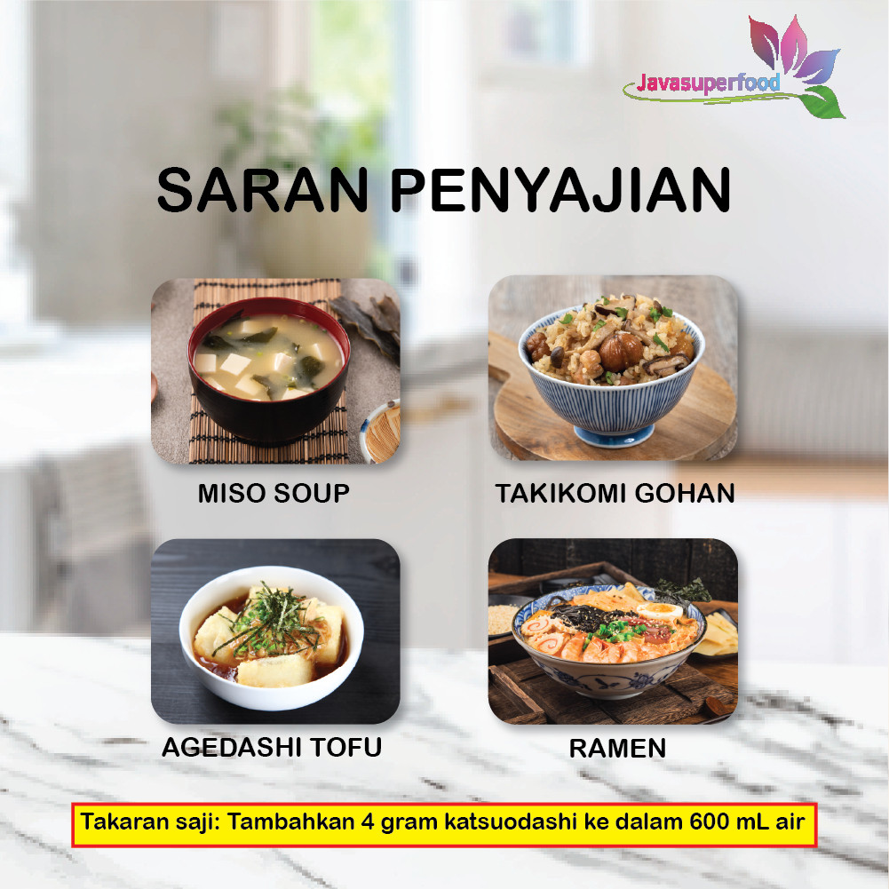 

Omahjajanan [Halal] Hondashi Katsuodashi Merah Bonito Soup Powder / Bumbu Ikan / Bubuk Kaldu Ikan