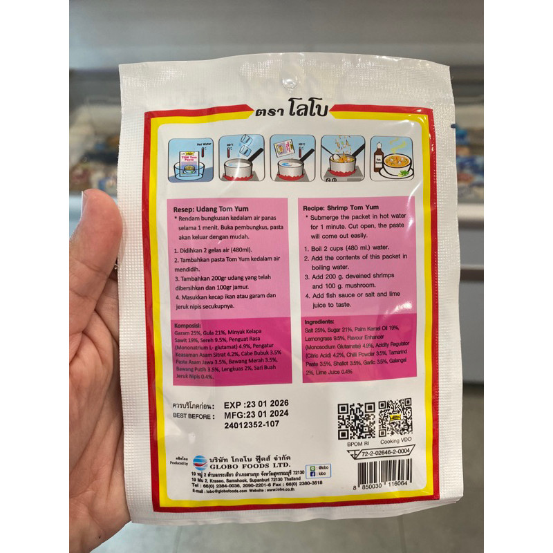 

Restokobar Lobo Tom Yum Paste