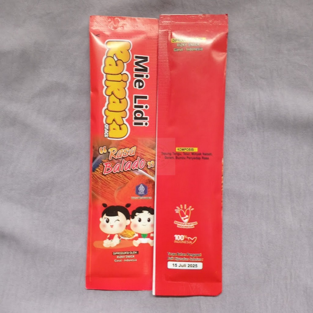 

Omahjajanan Paket Usaha Mie Lidi 60Pcs Mix Variant Rasa / Snack / Mie Lidi Karakter / Food Noodle T