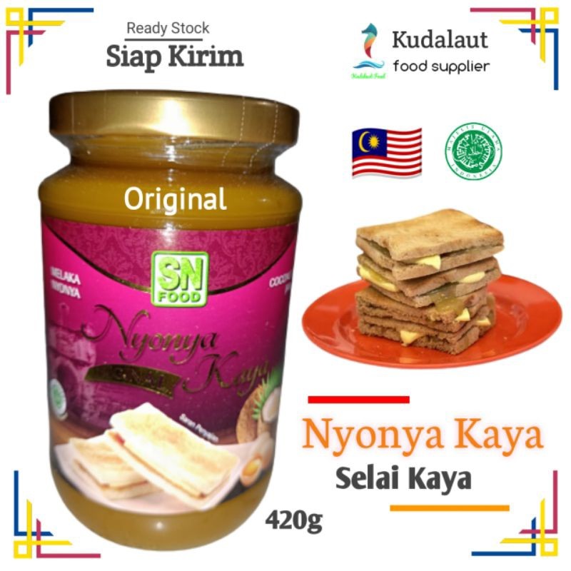 

Sega Tungtung Sn Food Nyonya Kaya, Selai Kaya / Srikaya; 420G