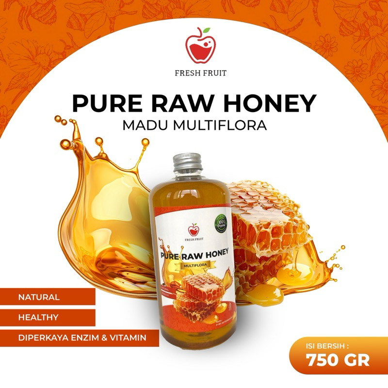

Sega Tungtung Madu Murni Multiflora 750Gr - Madu Super - Natural Raw Honey - Madu Premium