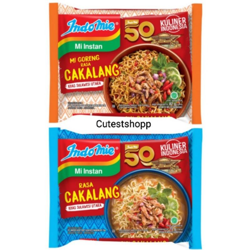 

Sega Tungtung Indomie Cakalang Goreng, Indomie Cakalang Kuah Khas Manado (1Dus)