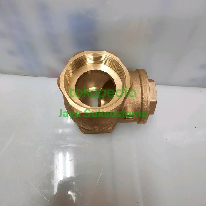 Promo Swing Check Valve 2" Inch Kuningan Pn16 / Klem Tabok 2" Inch