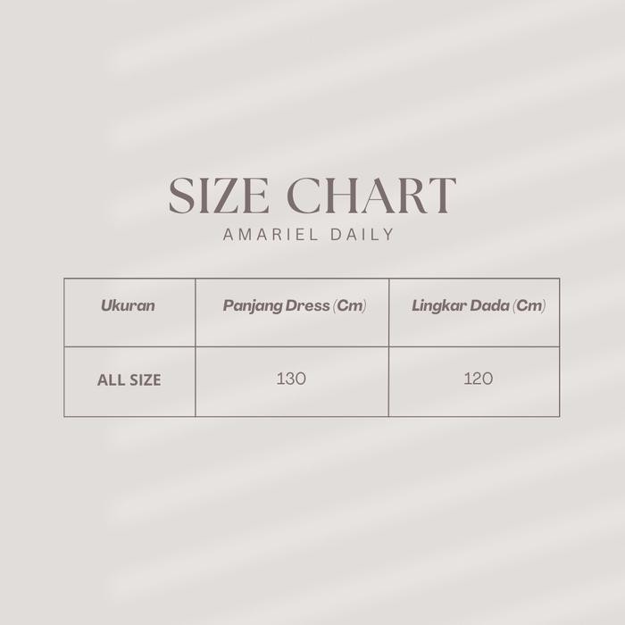 Amariel Kimono Serut Dress Panjang Daster Nyaman Kancing Bumil Busui Friendly Katun Rayon Lengan