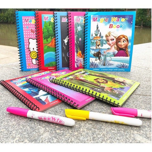 

PEACHS - S5745 BUKU GAMBAR PEN AIR / MAGIC WATER BOOK BUKU MEWARNAI AJAIB DENGAN SPIDOL AIR / BUKU