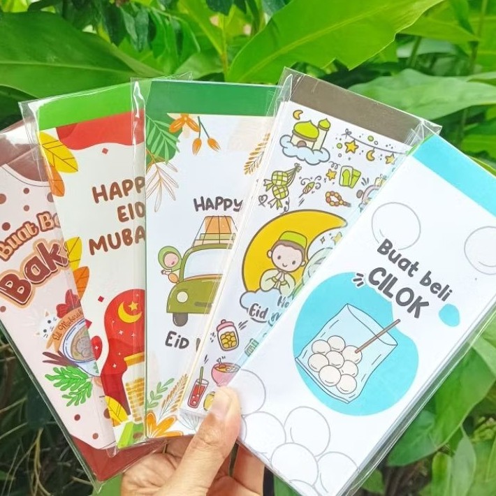 

(ISI 10 AMPLOP) AMPLOP LEBARAN 2025