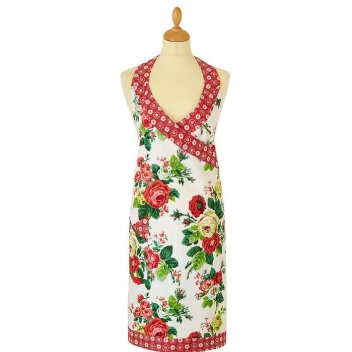 

Ulster Weaver Cotton Apron Alice Rose Celemek Katun Bunga British Uk