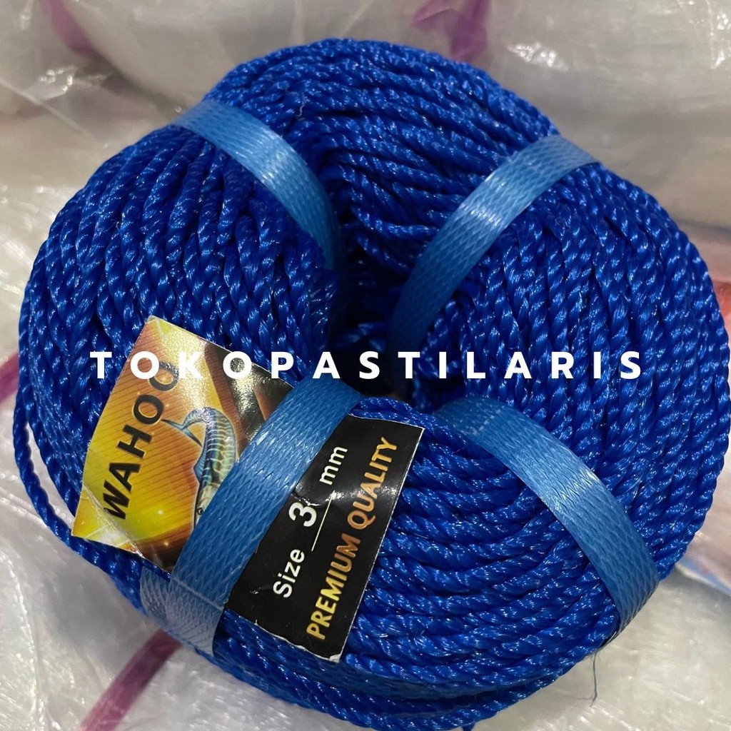 NEWW Tali 3mm / Tali Tambang 3mm PE 1 ROL Murah
