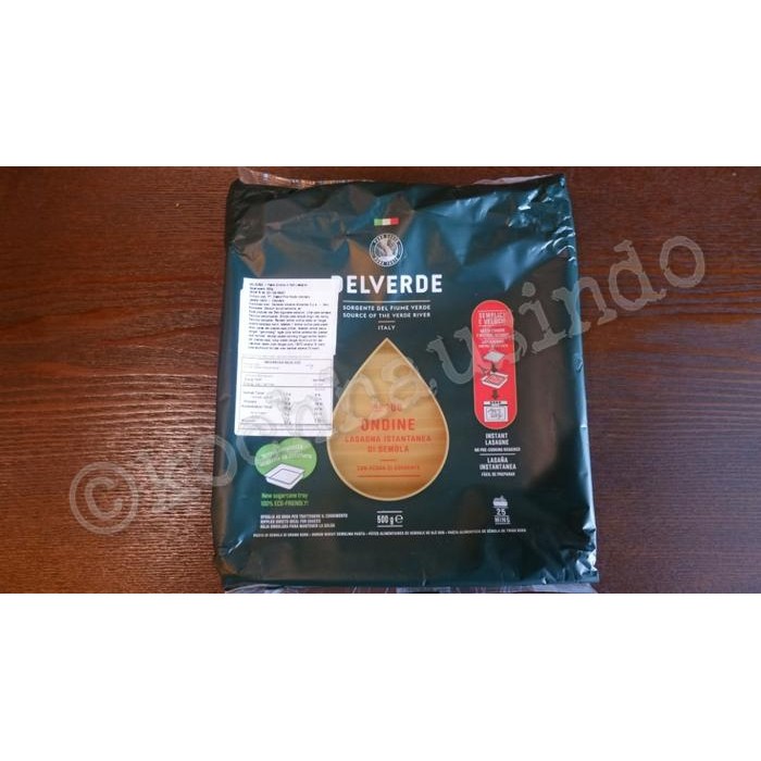 

Delverde Pasta Ondine Lasagna Di Semola Con Acqua Di Sorgente 500Gr