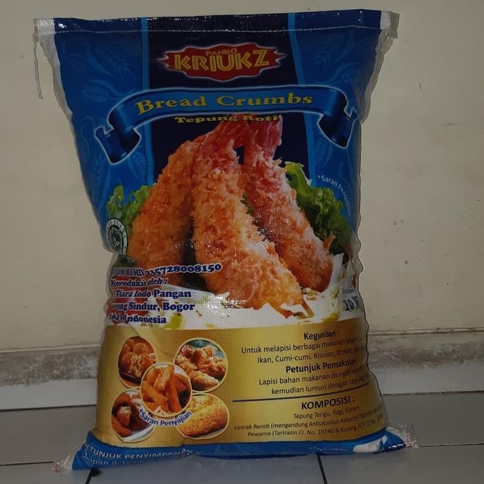 

Terlaris Panko Kriuk Tepung Bread Crumbs Ukuran 10 Kg