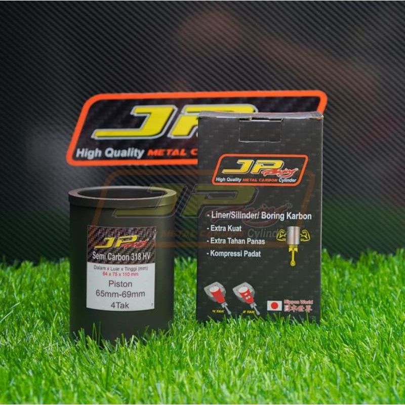 JP RACING Liner carbon utk piston 65-69mm bahan SEMI CARBON 318HV ORIGINAL GENUINE ASLI JPLiner