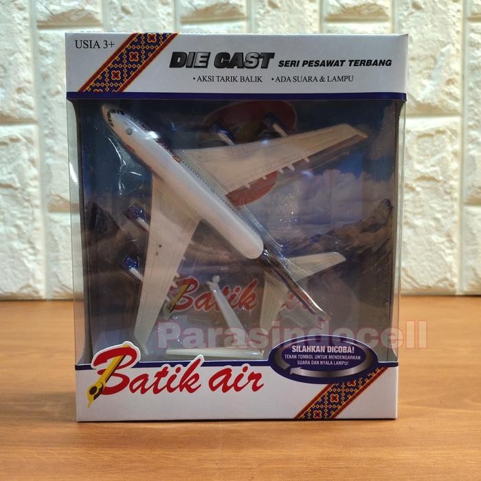 Diecast Pesawat Batik Air / Replika Pesawat Terbang