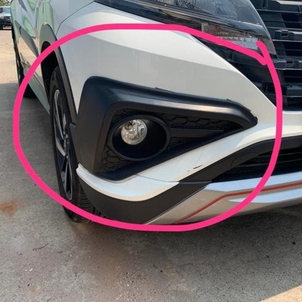 PREMIUM Cover Foglamp All New Rush Terios 2018 2019 2020 Model TRD Hitam