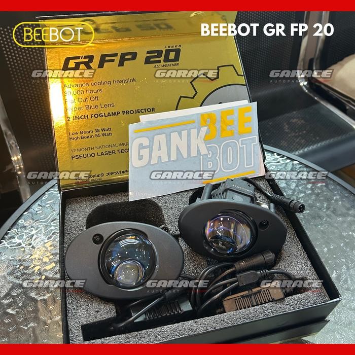 PREMIUM Beebot GR FP 20 Foglamp Projector 2 Inch Blue Lens 3 Mode Warna 38W/55W