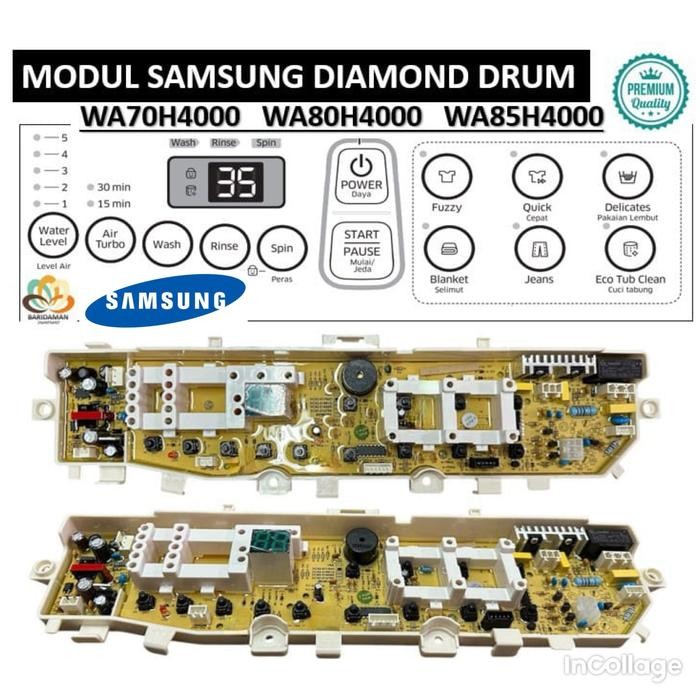PREMIUM MODUL PCB Mesin Cuci Samsung Diamond DC92-01681B -01681A DC92-01479A