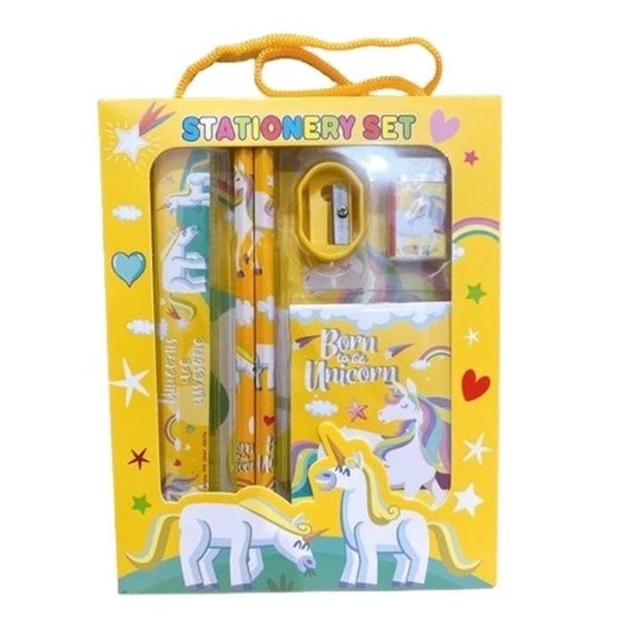 

Alat Tulis Anak Lengkap 1 Set Isi Pensil Penghapus Rautan Note Penggaris / Set Alat Tulis Untuk