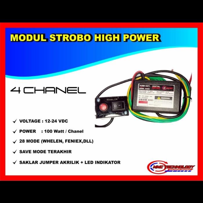 PREMIUM Modul Strobo Led Arduino 4CH