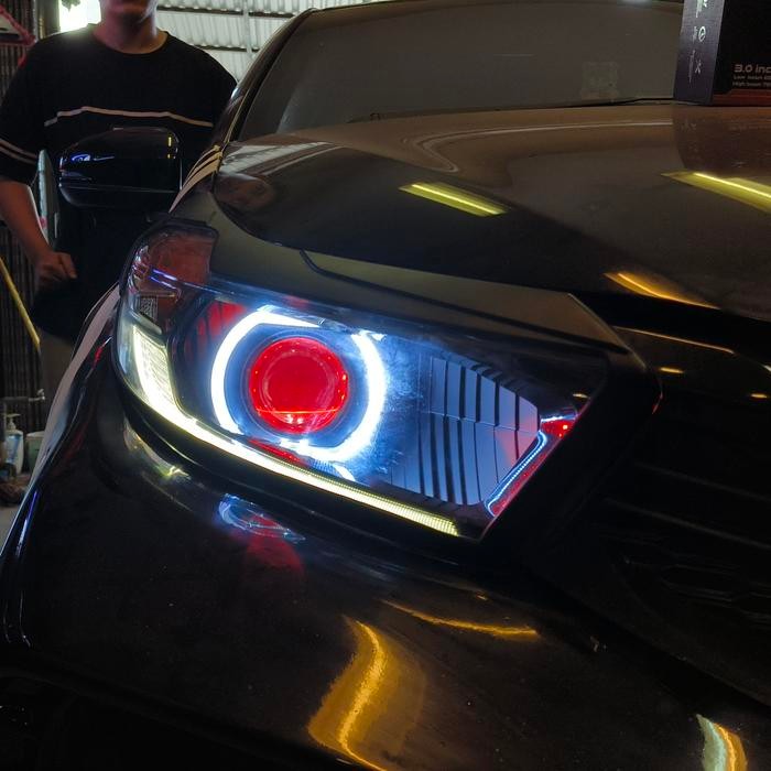 PREMIUM PAKET PROJIE BRIO MOBILIO DENGAN BILED VAHID E10 DAN FOGLAMP