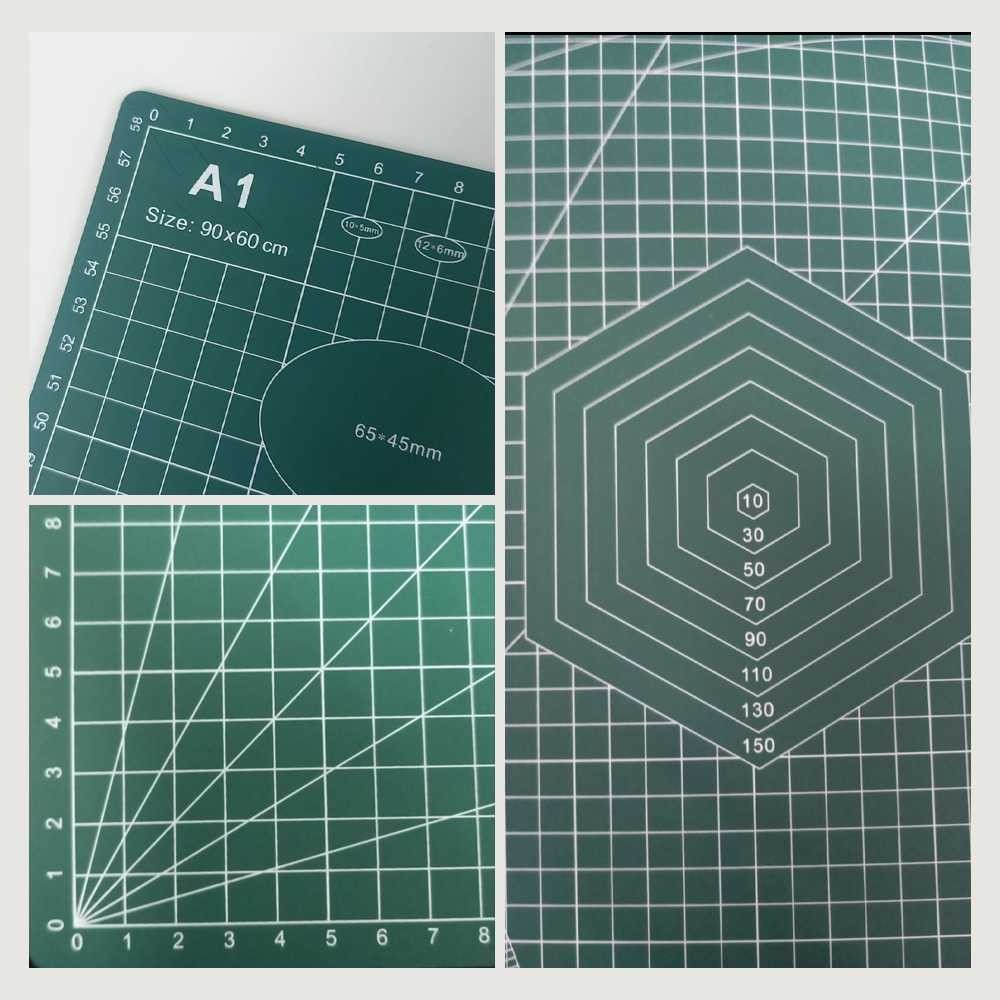 

QJH Working Pad Cutting Mat Alas Potong Papan Kerja A1 90x60cm - QJ4