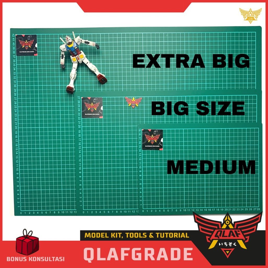 

Cutting Mat A3 SDI ALAS GUNDAM GUNPLA LARGE BESAR Terbaik