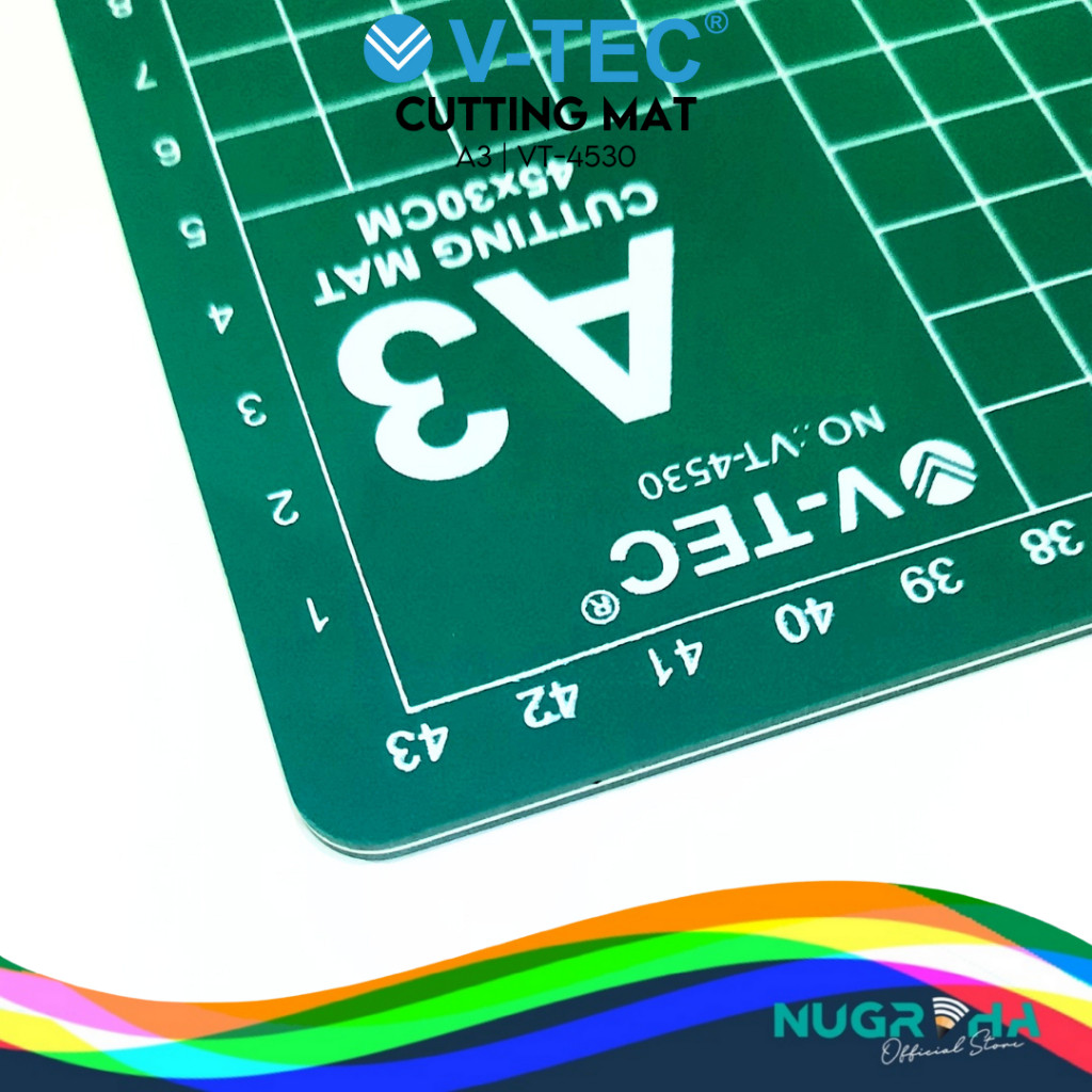 

Alas Potong Ukuran A3 PVC Cutting Mat Cutting Pad Board Alat DIY V-TEC 4530