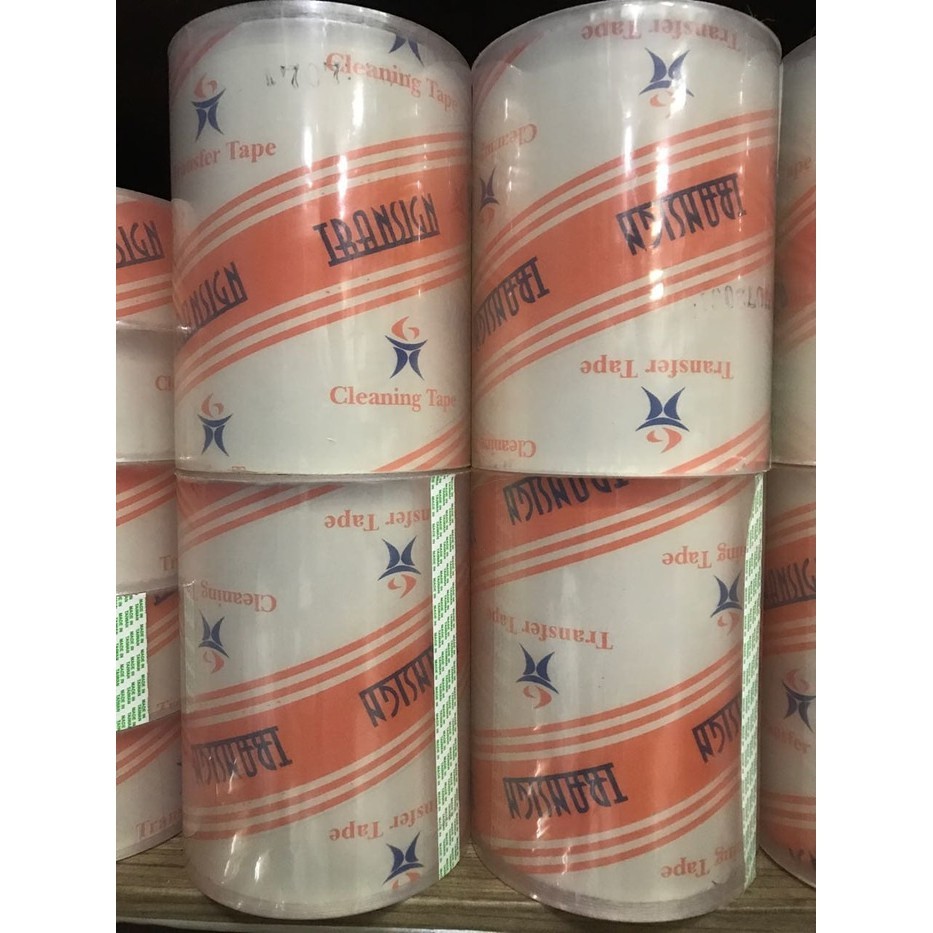 

TRANSFER / MASKING TAPE TRANSIGN 15 cm x 100 yard laminasi cutting sticker stiker 15cm