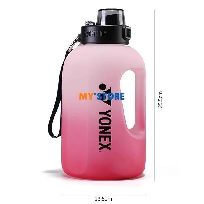 SALE BOTOL MINUM 2L AC094CR Y0NEX HITAM PINK BADMINTON TENNIS BERENANG SPORT BOTTLE 2 LITER BARRELS