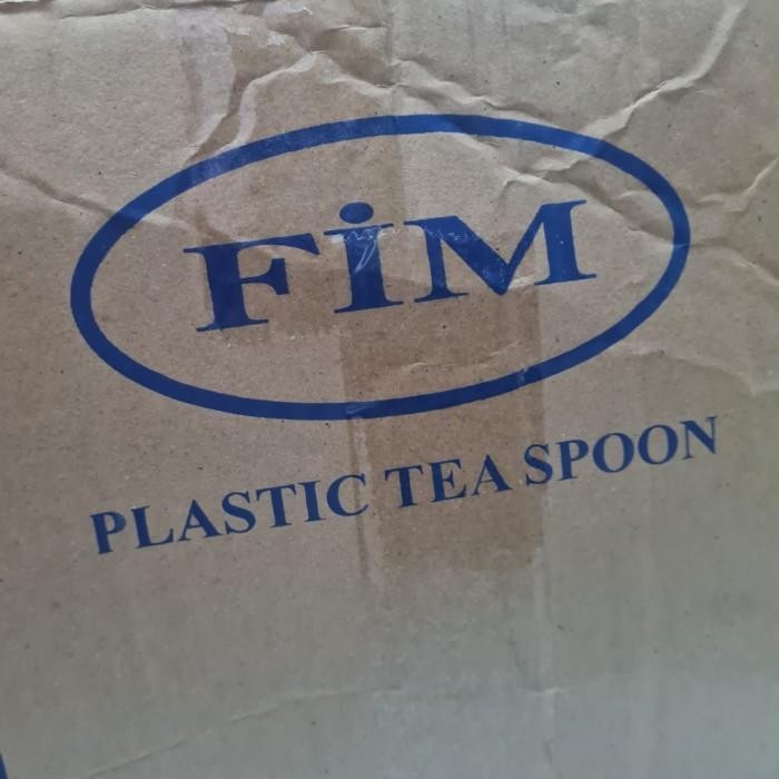 1 Dus 8000 Pcs Gojek Sendok Teh Bening Plastik Fim Tebal Ice Cream