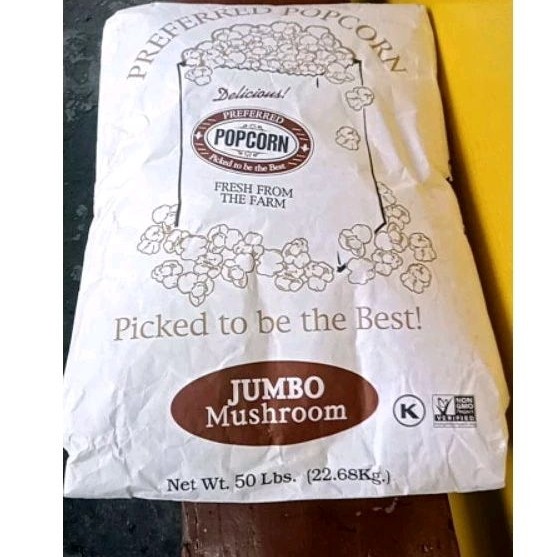 

jagung Popcorn jumbo Musrom kemasan ballan