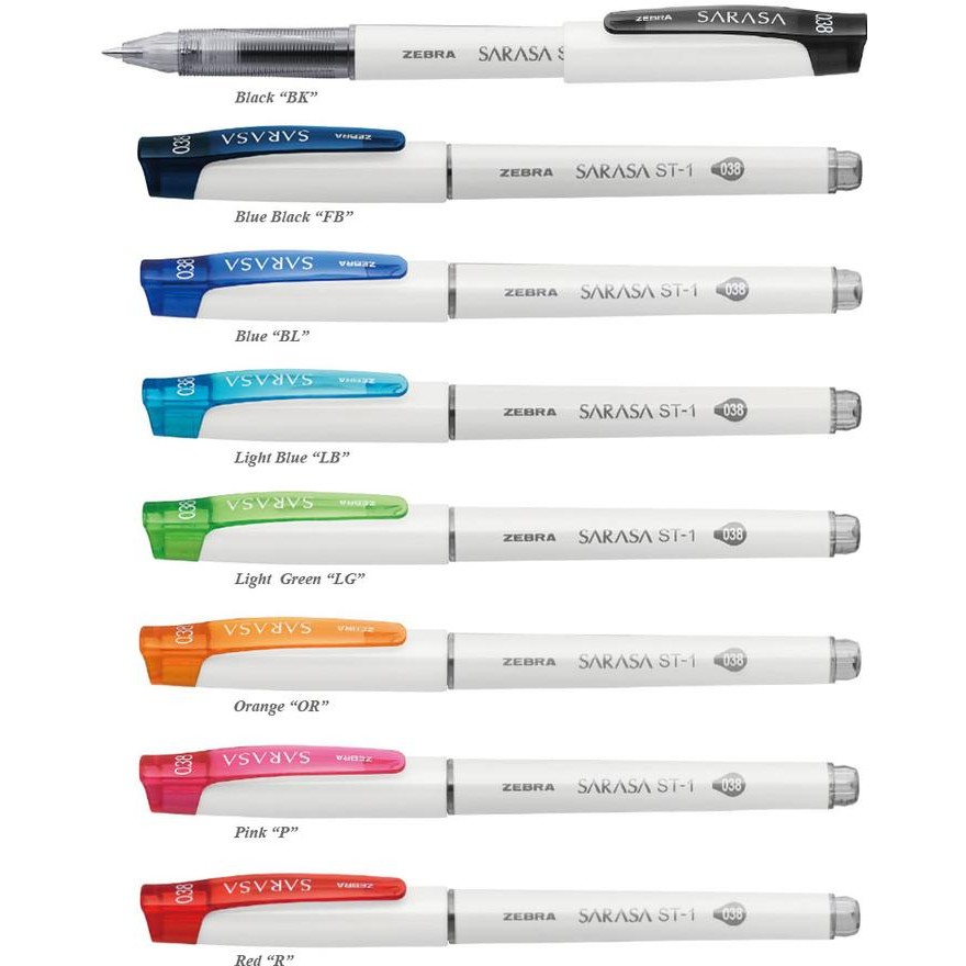 

Ready JT Zebra Pulpen Gel Sarasa ST-1 - 0.38mm