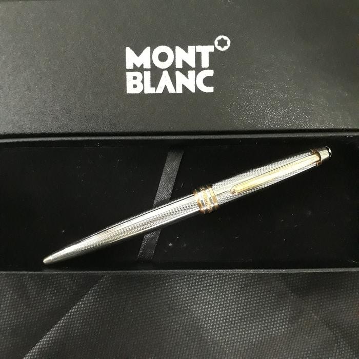 

Ready JT Ballpoint Mewah Exlusive Keren Pulpen Tanda Tangan Monblanc Silver gold clip Bp Exlusive