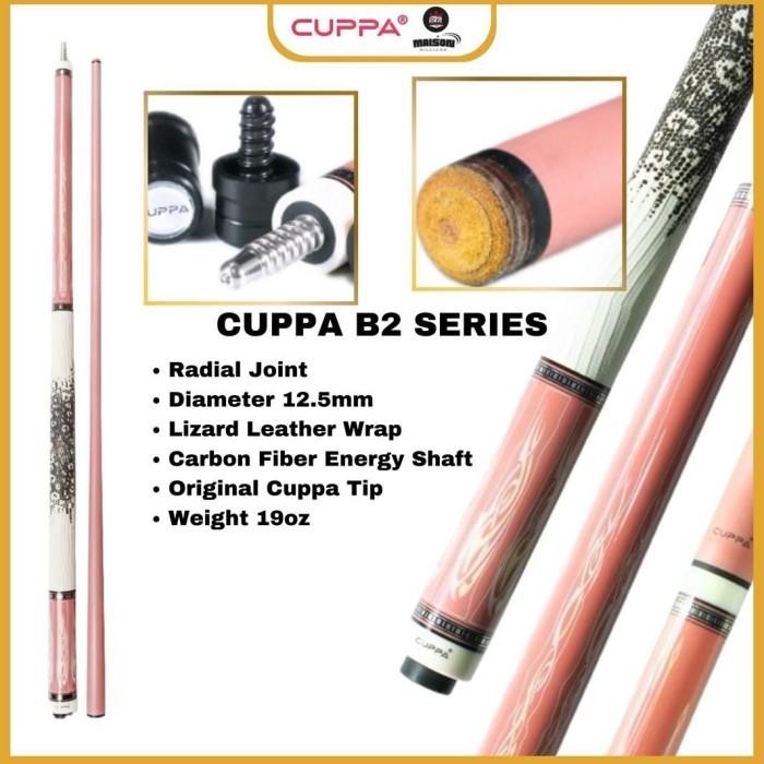 Cuppa Carbon Fiber Pink Stik Billiard Cue