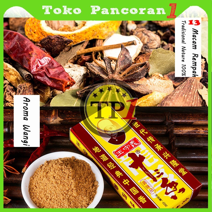 

13 Spices 45 Gr HALAL/Bubuk Gohiong / Bubuk Rempah / Ngo Hiong 45 Gram Import / herbs spices / top